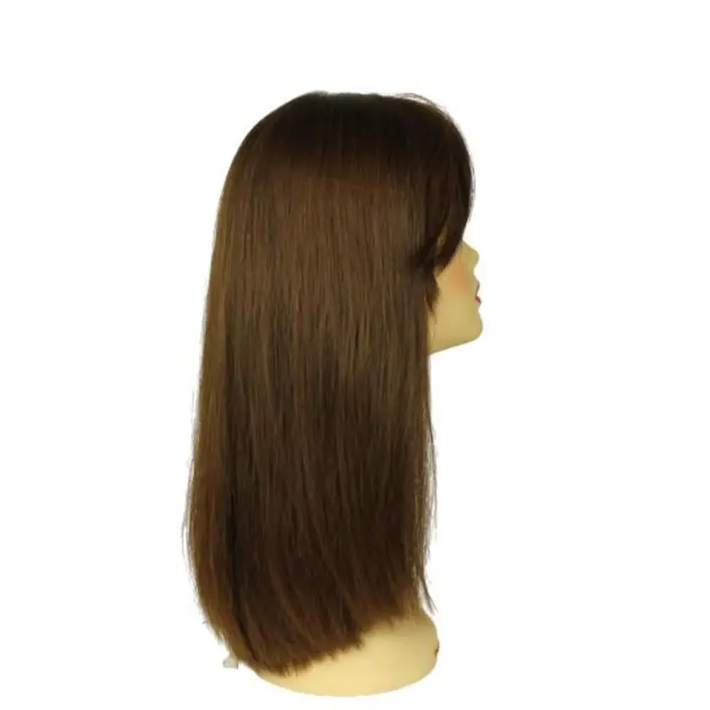 Freeda Wigs Pre-cut Rina Medium Brown Multi-Directional Skin Top Size L